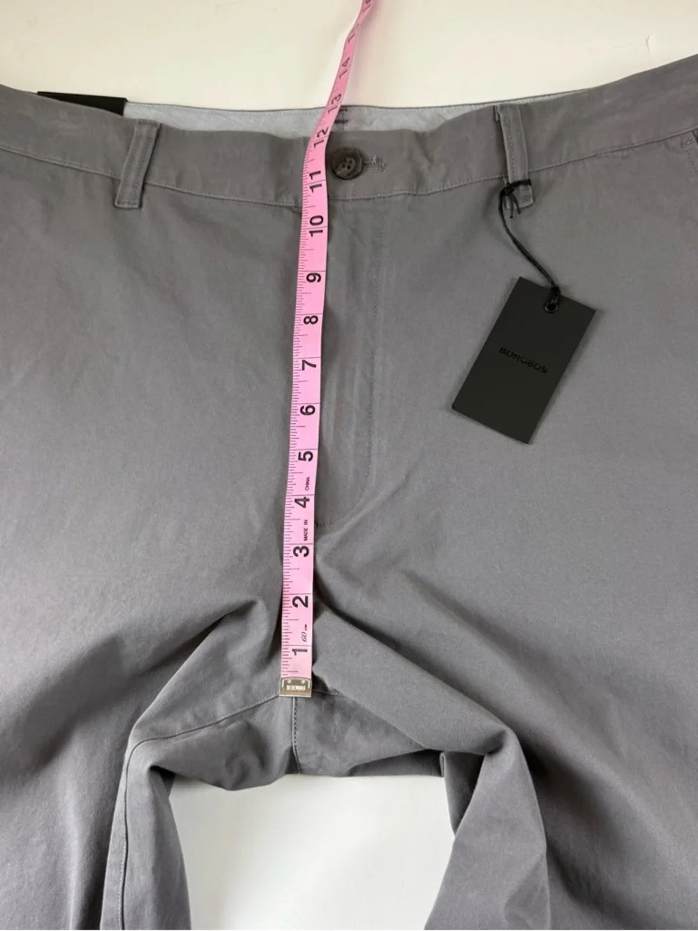 Bonobos Chino Pants Mens 40x32 Gray Slim Cotton Blend NWT